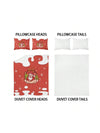 Cozy Christmas Cheer: 3-Piece Santa Claus Bedding Set for All Seasons