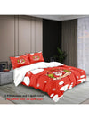 Cozy Christmas Cheer: 3-Piece Santa Claus Bedding Set for All Seasons