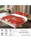 Cozy Christmas Cheer: 3-Piece Santa Claus Bedding Set for All Seasons