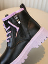 Chic & Cozy Lace-Up Leather Boots - Perfect for Autumn & Winter!