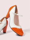 Vintage Charm: Two-Tone High-Heeled Pumps for Every Occasion