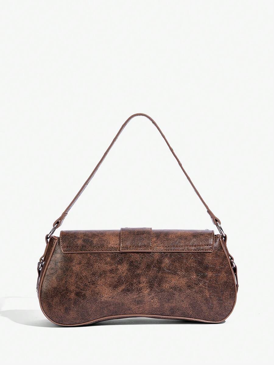 Studded baguette shoulder bag product view 37