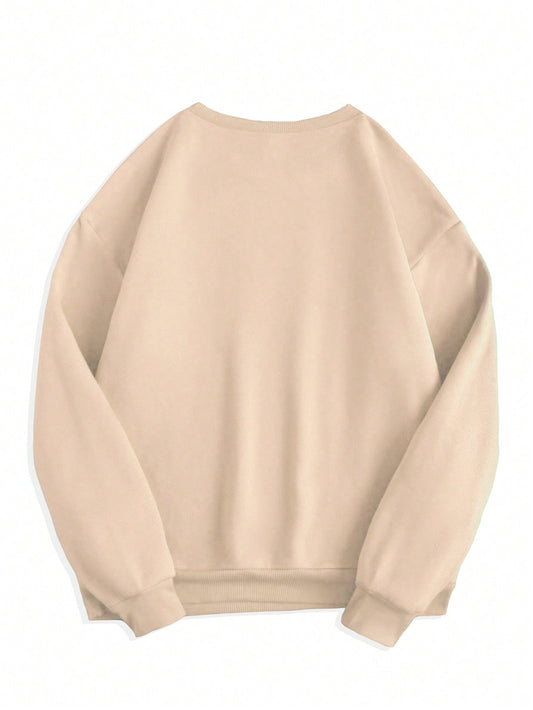 Cozy Christmas Vibes: EZwear Women’s Fleece Sweatshirt for Autumn & Winter