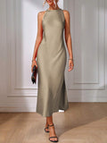 Style view 25 of Chic Sleeveless Maxi Dress for Women - Elegant Long Dress by EMERY ROSE for dress styling