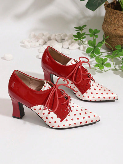 Stylish and Comfortable Red High Heel Ankle Boots for Work and Outdoor Wear