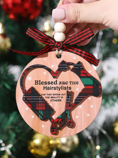 Charming Hairstylist Christmas Ornament - Perfect Gift for Hairdressers