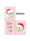 Groovy Holiday Vibes: 3-Piece Ho Ho Ho Christmas Printable Disco Ball Poster Set