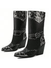 Vintage Embroidered Cowboy Boots: Stylish & Comfortable Wide Calf Western Women's Shoes