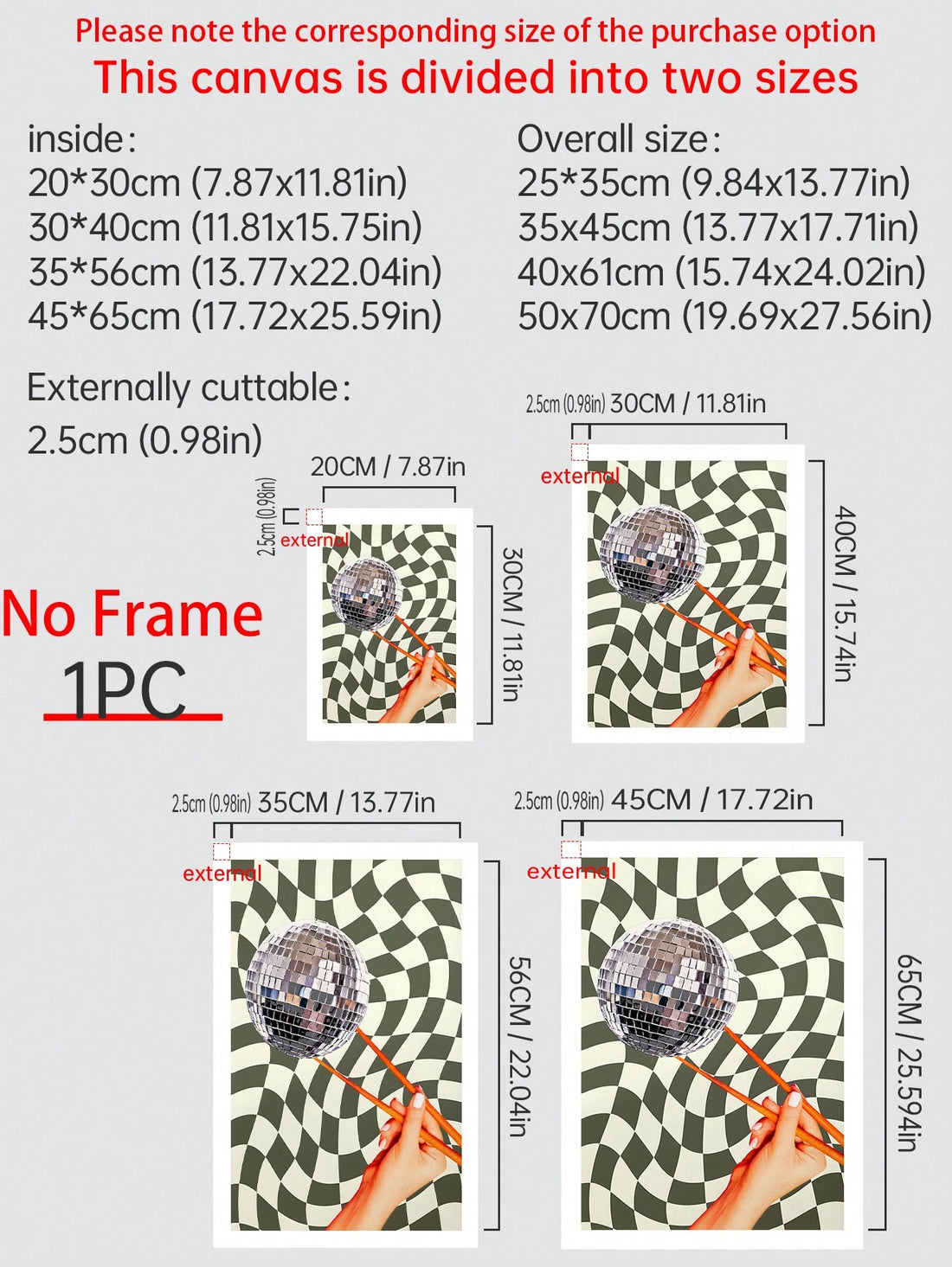 Transform your space into a glittering party zone with this eye-catching disco ball canvas poster. Perfect for adding instant glamour and retro vibes to any room, this chic wall art piece brings sparkle and personality to dorm rooms, bedrooms, or entertainment spaces. The bold, shimmering design captures the magic of disco culture while maintaining a modern aesthetic. Whether you're a disco enthusiast or simply love statement decor, this poster is your ticket to creating a fun, conversation-starting focal p