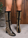 Sparkle and Shine: Must-Have Sequin Patched Over-The-Knee Boots for Parties & Winter