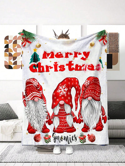 Cozy Up with Our Ultra-Soft Flannel Blanket - Festive Christmas Design, Perfect for All Sizes