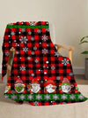 Cozy Up with Our Ultra-Soft Flannel Blanket - Festive Christmas Design, Perfect for All Sizes