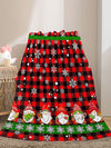 Cozy Up with Our Ultra-Soft Flannel Blanket - Festive Christmas Design, Perfect for All Sizes