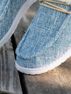 Cozy & Casual Women's Fleecy Blue Boots - Lightweight, Breathable & Anti-Slip!