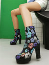 Trendy Summer High-Heel Platform Boots for Casual Chic Vibes