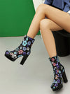 Trendy Summer High-Heel Platform Boots for Casual Chic Vibes