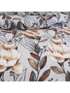 Chic Floral Retreat: 3-Piece Polyester Bedding Set with Duvet Cover & Pillowcases