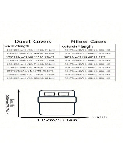 Chic Floral Retreat: 3-Piece Polyester Bedding Set with Duvet Cover & Pillowcases