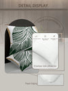 Botanical Bliss: Reversible Green & Gold Tropical Duvet Cover Set