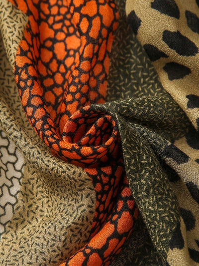 Chic Leopard Print Scarf: Breathable & Warm Shawl for All Seasons