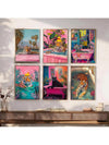 Wild Aesthetics: Colorful Animal Canvas Art Set for Vibrant Home Decor