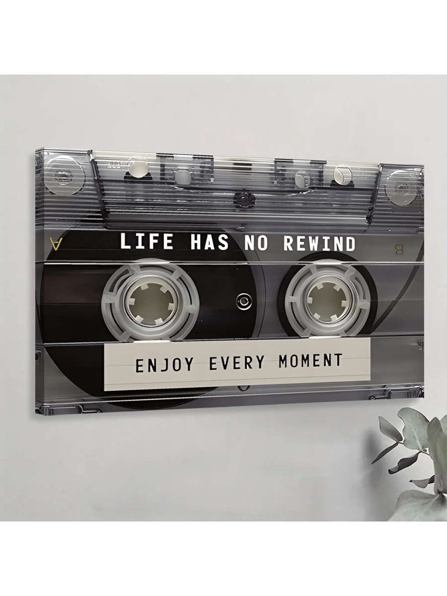 Transform your walls with our Vintage Cassette Tape Inspirational Wall Art. This ready-to-hang canvas print is the perfect addition to any home or office decor. Featuring a vintage cassette tape design, it will inspire creativity and nostalgia. Add character and flair to any space with this unique and impactful piece.