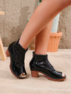 Sparkle and Shine: Women's Sequin Glossy Leather Splicing High Heel Boots