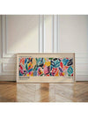 Vibrant Eclectic Floral Canvas Prints - Maximalist Wall Art for a Bold Living Space