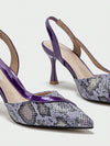 Sleek Pointed-Toe Slingback Pumps: Elegant Stiletto Heels for Work & Daily Wear