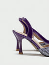 Sleek Pointed-Toe Slingback Pumps: Elegant Stiletto Heels for Work & Daily Wear