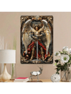 Vintage Saint Michael Metal Sign - Retro Wall Art for Home Office & More