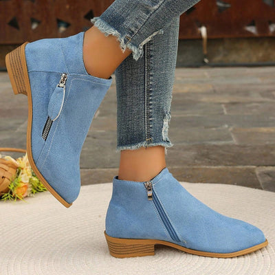 Chic & Versatile Women's Suede Ankle Boots – Your Perfect Footwear for Any Occasion