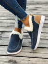 Cozy Comfort: Women's Fleece-Lined Faux Fur Winter Boots - Extra Thick & Stylish for Cold Weather