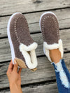 Cozy Comfort: Women's Fleece-Lined Faux Fur Winter Boots - Extra Thick & Stylish for Cold Weather