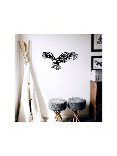 Elegant Metal African Eagle Map Wall Art - Stunning Interior Decor for Living Room & Bedroom