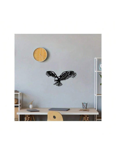 Elegant Metal African Eagle Map Wall Art - Stunning Interior Decor for Living Room & Bedroom