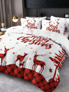 Luxurious 2-3 Piece Bedding Set - Digital Printed Duvet Cover & Pillowcases for Ultimate Comfort & Style