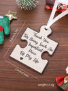 Puzzle Piece Friendship Ornament - A Heartfelt Gift for Your Special Someone