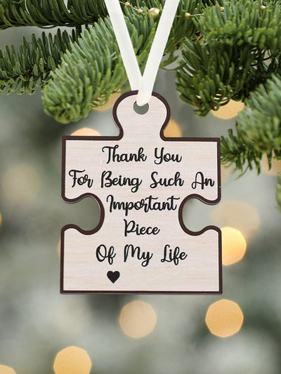 Puzzle Piece Friendship Ornament - A Heartfelt Gift for Your Special Someone