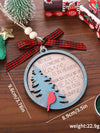 Elegant Red Cardinal Memorial Ornament for Cherished Memories