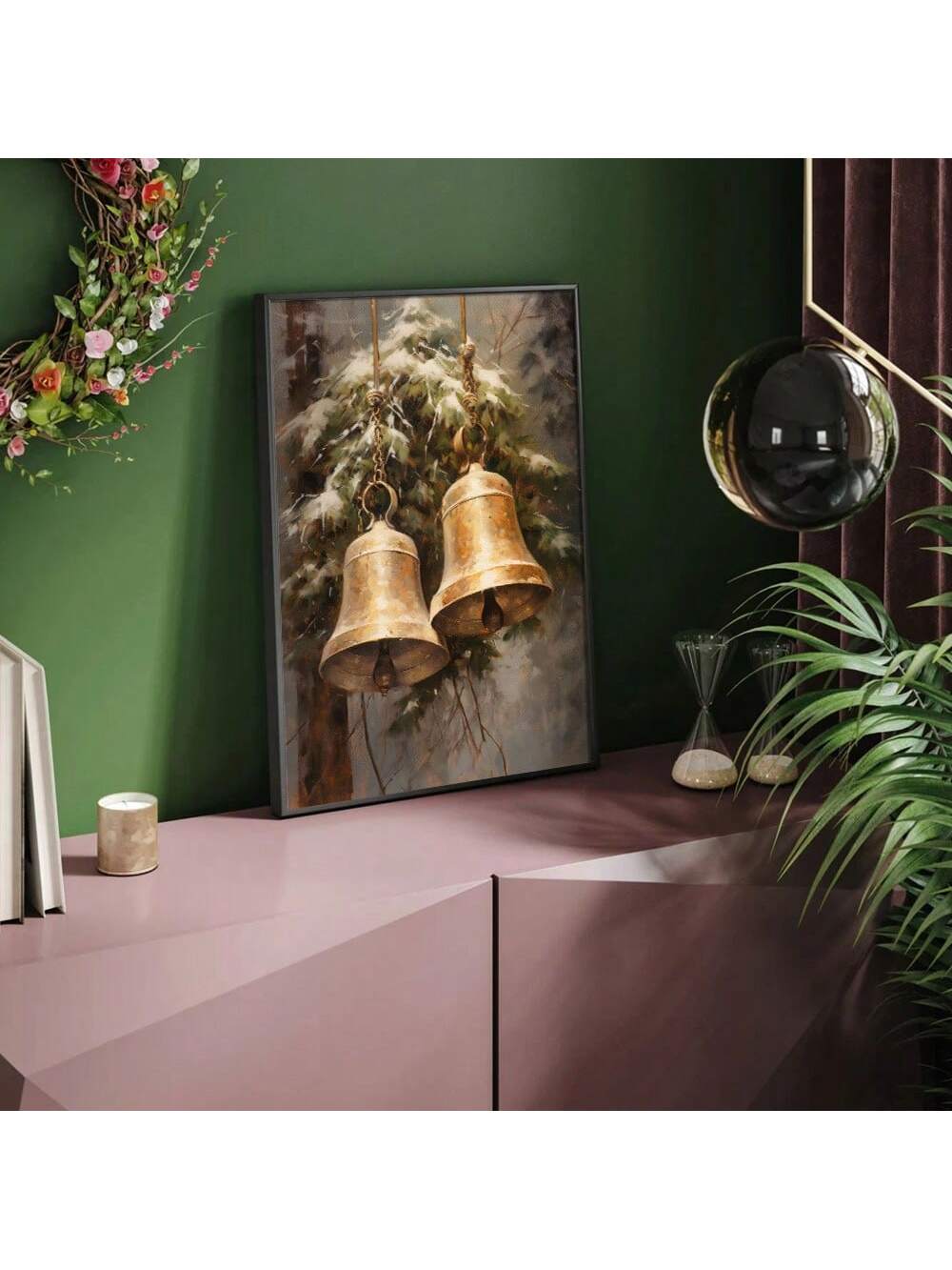 Bring a merry jingle to your walls with this Vintage Christmas Jingle Bells Wall Art. Perfect for adding rustic charm to your home, dorm, or any cozy spot, it instantly spreads holiday cheer. Let the timeless bells ring in festive vibes while making your space feel warm and welcoming all season long.