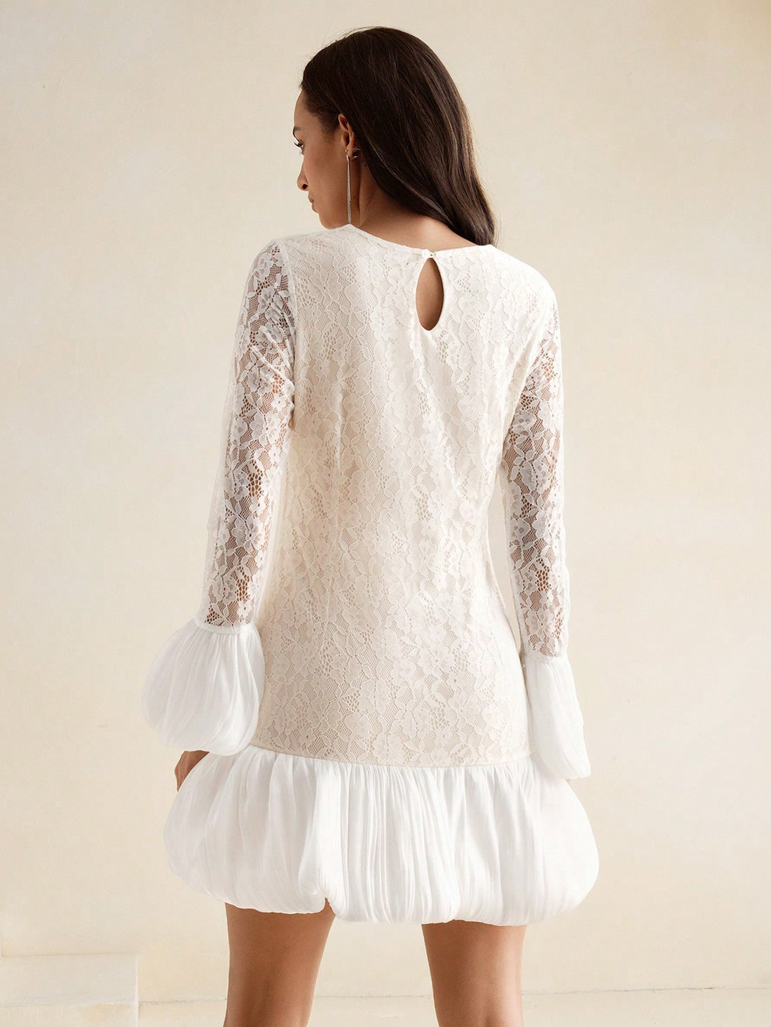 Get ready to turn heads in our Timeless Elegance dress! With delicate vintage lace and a flattering mid-length cut, this dress exudes elegance and sophistication. Perfect for any occasion, you'll feel confident and stylish in this classic piece. (No need for a time-turner to achieve timeless style!)