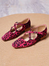 Chic Leopard Print Pointed Flat Loafers: Stylish & Comfortable Soft-Sole Footwear for Women