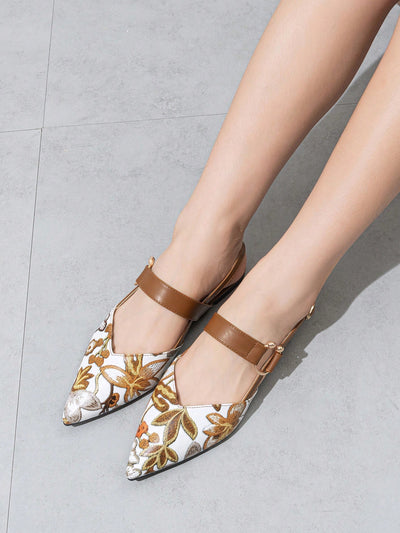 Chic French Pointed Toe Backless Sandals for Effortless Summer Style