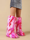 Cozy Waterproof Faux Fur-Lined Tall Winter Snow Boots for Women