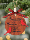 Elegant Red Cardinal Memorial Ornament for Cherished Memories