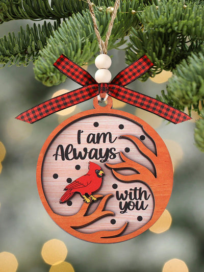 Elegant Red Cardinal Memorial Ornament for Cherished Memories