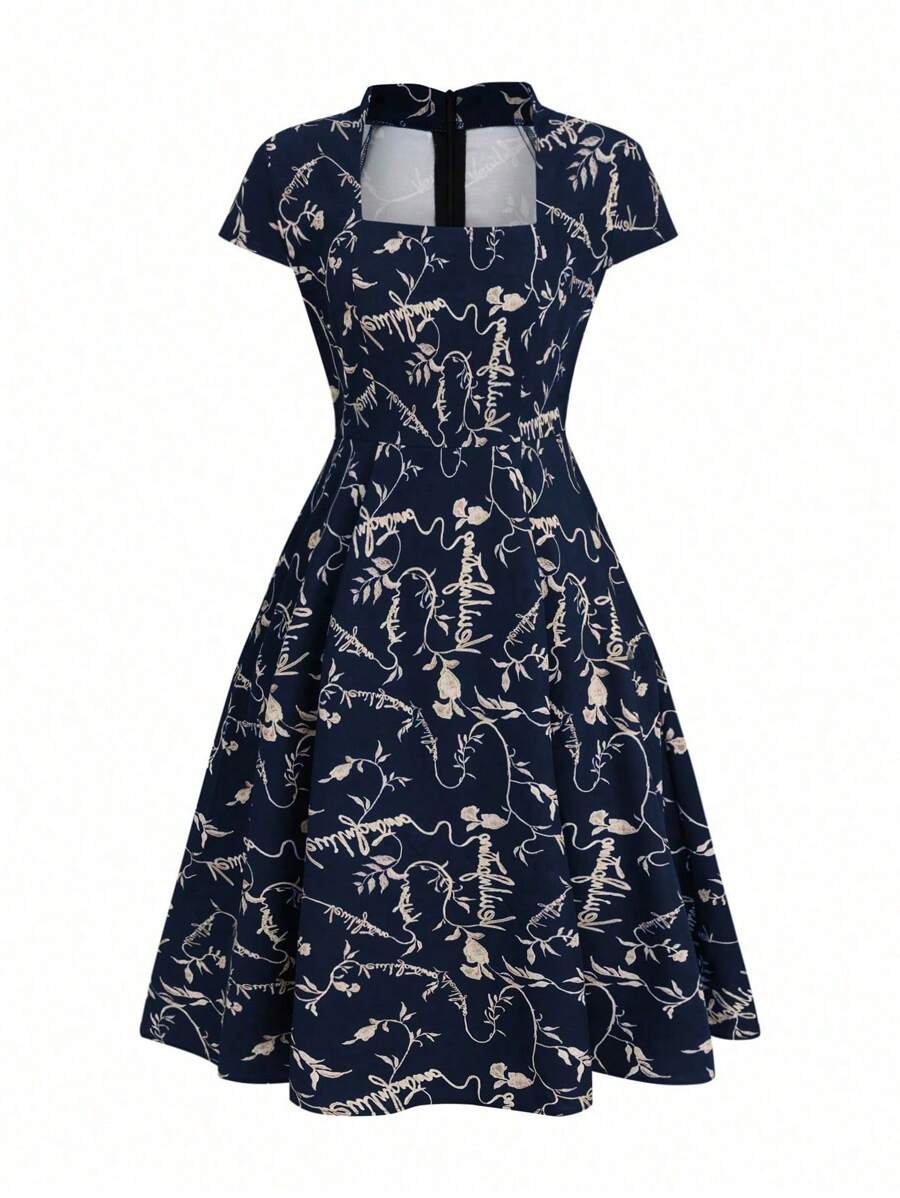 Embrace your curves in this fabulous plus-size printed dress that's ready for anything your day throws at you! Featuring a fun, eye-catching print and a relaxed fit that moves with you, this casual essential pairs perfectly with sneakers for brunch or sandals for weekend errands. The effortless style means zero fuss—just slip it on and go. Whether you're running errands or meeting friends, this dress celebrates your confidence with playful flair and all-day comfort.