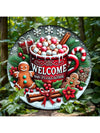 Charming 8x8 Inch Metal Wall Plaque - Versatile Decoration for Home, Kitchen, Bar, and Garden