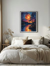 Starry Night Serenity: Van Gogh-Inspired Canvas Art for Timeless Home Decor